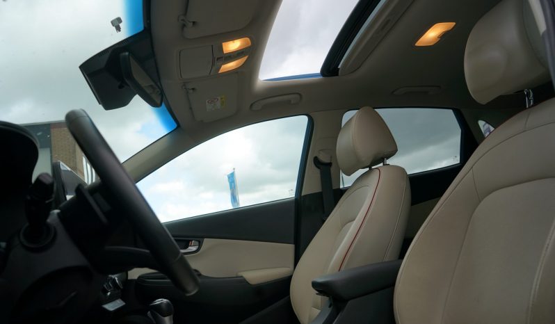 Hyundai Kona 1.6 HEV Premium Sky| Open Dak| Head up| Vol leer| Krell| 18”|ACC vol
